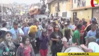 Cajamarca: pobladores celebran el ingreso del ‘Ño Carnavalón’