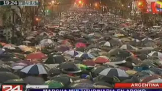 Argentina: se realizó multitudinaria marcha en apoyo a fallecido fiscal Nisman