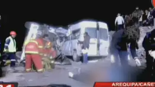 Cinco muertos dejaron accidentes de carretera en Arequipa y Cañete