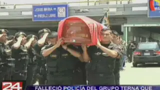 Recibió homenaje póstumo policía que murió acuchillado en Villa El Salvador