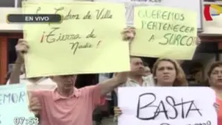 Vecinos protestan por inseguridad ciudadana en Chorrillos