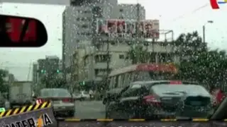 Lluvia de verano sorprendió a varios distritos de Lima