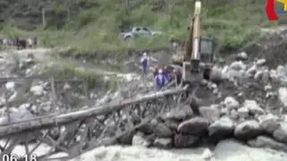 Cusco: 15 vehículos quedaron varados tras caída de puente en Quillabamba