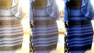 Esta es la explicación científica del vestido blanco y dorado o negro con azul