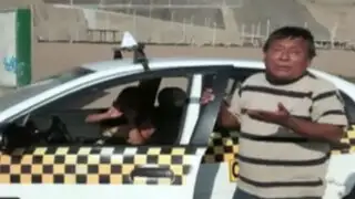 Taxista ebrio atropella a sereno motorizado en San Miguel