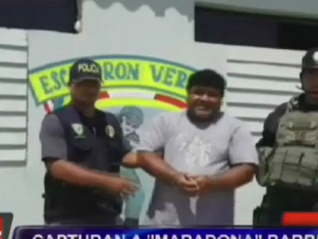 Capturan a ex futbolista Ángel 'Maradona' Barrios por caso Max Barrios