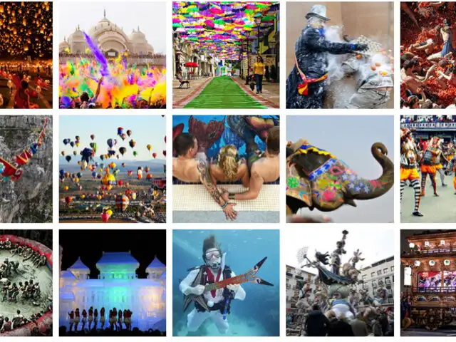 Los festivales más increíbles alrededor del mundo