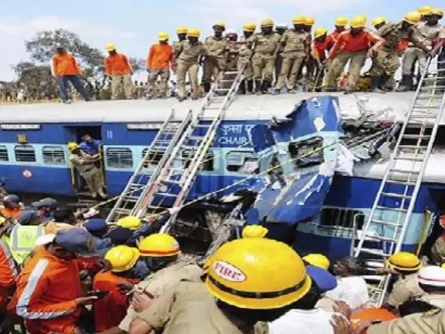 Accidente ferroviario deja 11 muertos y 60 heridos en la India