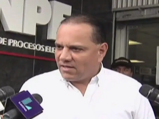 Mauricio Diez Canseco recibió kit electoral para inscribir su partido