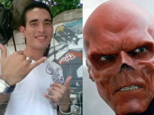 FOTOS: hombre se opera la nariz para parecerse a villano ‘Cráneo Rojo’