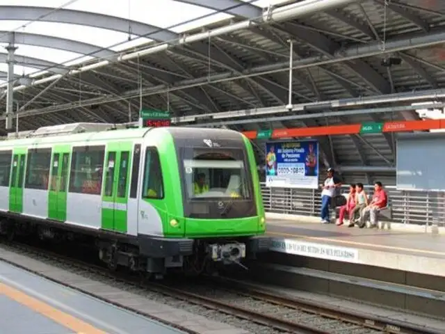 Metro de Lima: restringen servicio desde estación Atocongo hasta San Borja Sur
