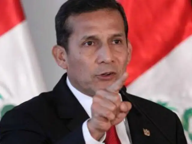 Ollanta Humala sobre caso de espionaje: “Gobierno no aceptará actos inamistosos”