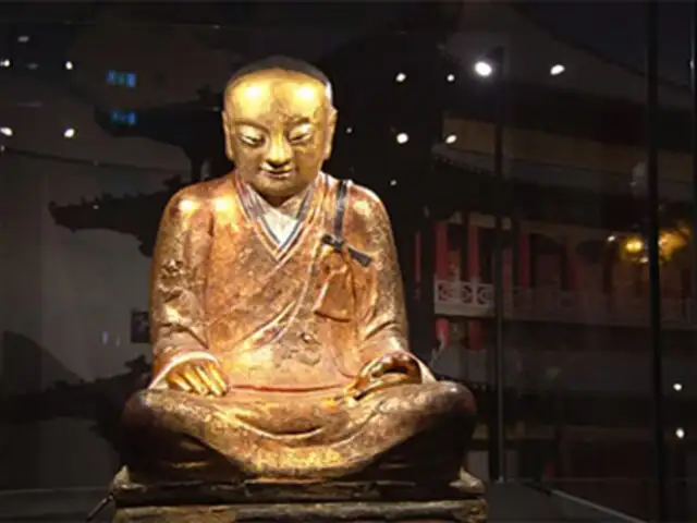 INÉDITO: Antigua estatua budista tenía un ser humano en su interior