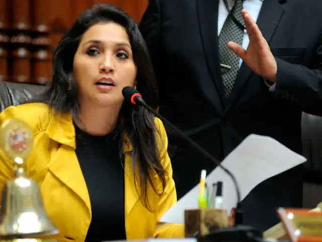 Ana María Solórzano exhorta al Congreso a retomar la calma