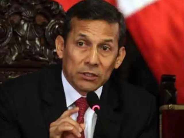 Humala: “Hacemos lo posible para que  Belaunde Lossio se presente ante la ley”