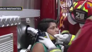 San Isidro: mujer resulta herida tras caer a buzón sin tapa