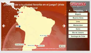 Hoy es el último día para votar por Lima en el concurso de Monopoly a nivel mundial