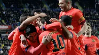 Barcelona venció 3-1 al Villarreal y es finalista de la Copa del Rey