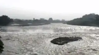 Río Rímac incrementa peligrosamente su caudal