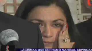 ¿Por qué lloró la vicepresidenta Marisol Espinoza durante conferencia de Gana Perú?