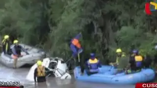 Cusco: hallan 3 cadáveres de personas que cayeron al río  Vilcanota en auto