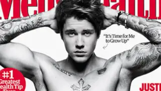 Justin Bieber luce musculoso cuerpo en la portada de una revista masculina