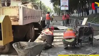 Municipio de Jesús María reparó forados en av. Salaverry tras denuncia de BDP