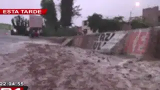 Huayco cae en Kilómetro 28 de Carretera Central en Chosica