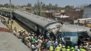 Accidente de tren deja 34 muertos y decenas de heridos en la India