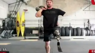Soldado discapacitado se convierte en atleta en Estados Unidos
