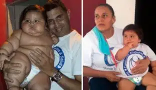 Santiago Mendoza, el bebé más obeso de Colombia logró bajar 17 kilos