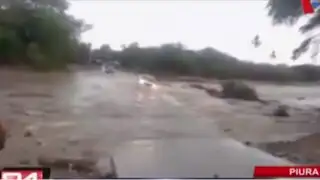 Ríos están a punto de colapsar tras 12 horas de lluvias registradas en Piura
