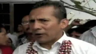 San Martín: Ollanta Humala se pronuncia por tragedias de Chosica y Huarmey