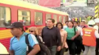 Ferrocarril Central apoyó gratuitamente a pobladores en Chosica
