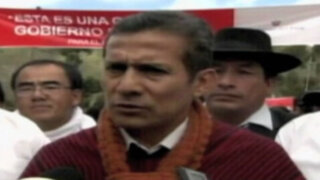 Ollanta Humala dice que Gobierno actuó bien en extraño caso ‘Tía María’