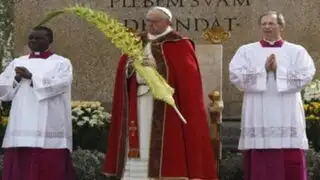 Papa Francisco inició Semana Santa con misa por Domingo de Ramos