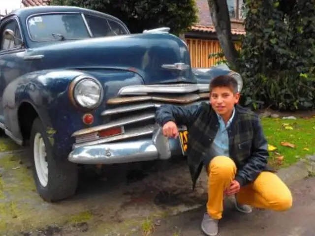 COLOMBIA : el ‘niño coleccionista' de autos clásicos