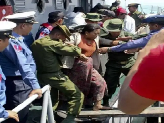 Naufragio de barco deja al menos 60 muertos en Birmania