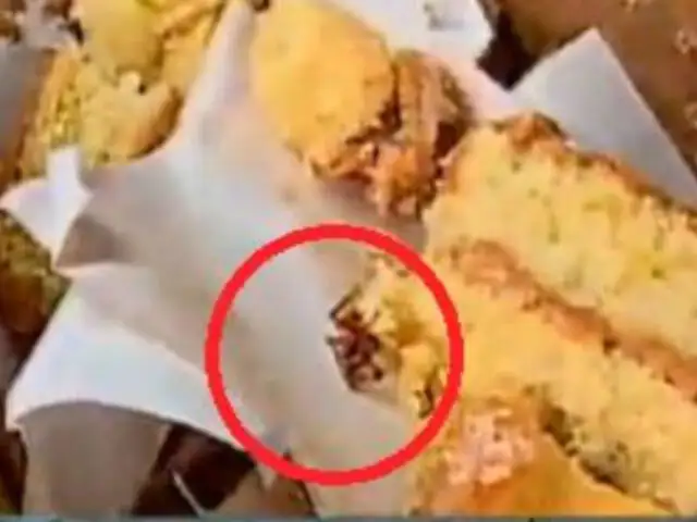 Cliente denuncia que encontró cucaracha en torta de conocida pastelería de Miraflores