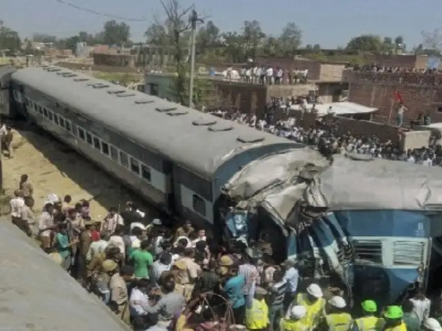 Accidente de tren deja 34 muertos y decenas de heridos en la India