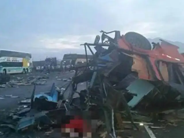 Impactantes imágenes del accidente de tránsito registrado en Huarmey