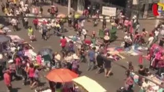 Gamarra: ambulantes vuelven a tomar las calles del emporio comercial