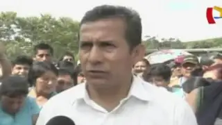 Ollanta Humala respaldó diálogo propuesto por Pedro Cateriano