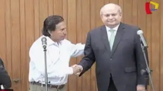 Pedro Cateriano se reunió con expresidente Alejandro Toledo