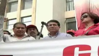 CGTP marcha exigiendo respeto a derechos laborales
