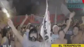 Copa Libertadores: hinchas de Cristal realizaron 'banderazo' previo al choque con Guaraní