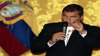 Rafael Correa reta a diputado opositor a arreglar problemas a golpes