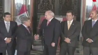 Pedro Cateriano se reunió con César Acuña en Palacio de Gobierno