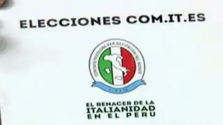 Italianos residentes en el Perú participan en elecciones