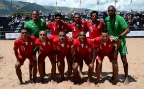 Selección peruana goleó a Venezuela en el Sudamericano de fútbol playa
